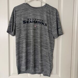 Nike Seattle Seahawks Gray Heather Short-Sleeve Performance Tee